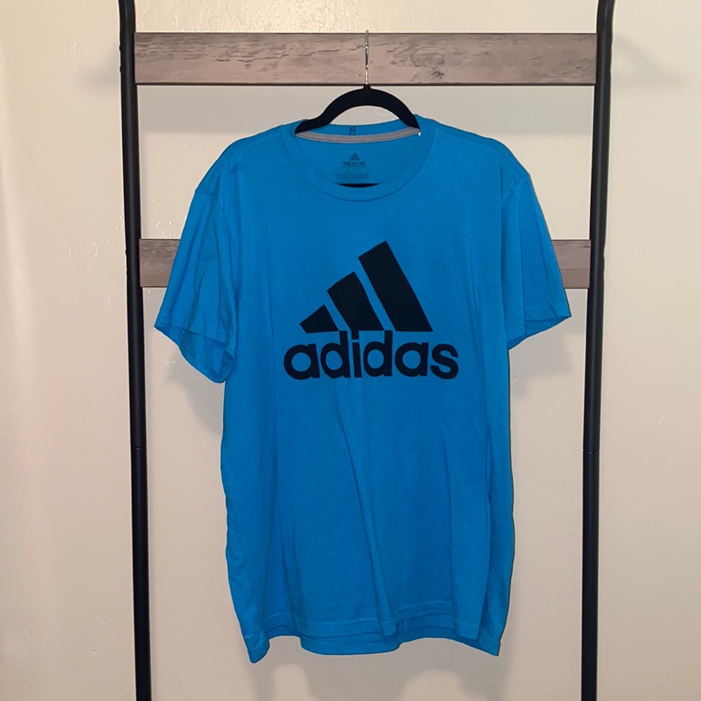 Blue Adidas Short Sleeve